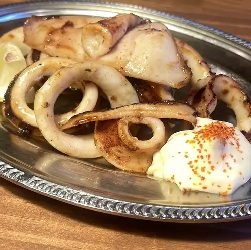鉄板イカ焼き