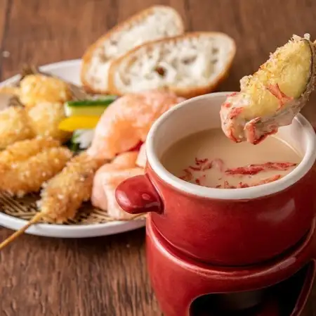 オマール海老ソースで食べる串カツ エビ-ジョ