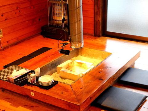 We also have a tatami room that is nice for families with children ♪ It is also very popular with families