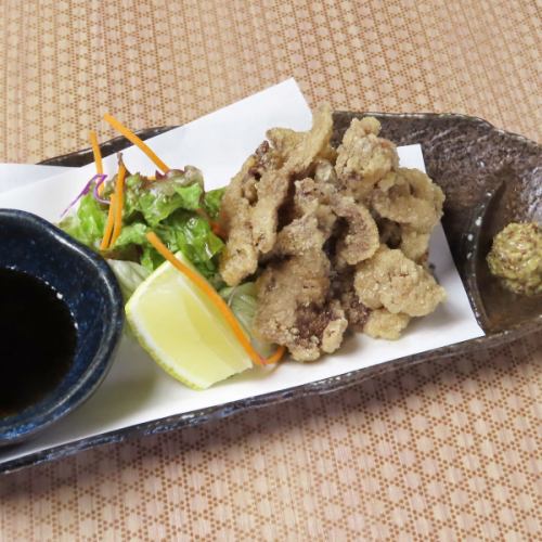 Fried beef tongue