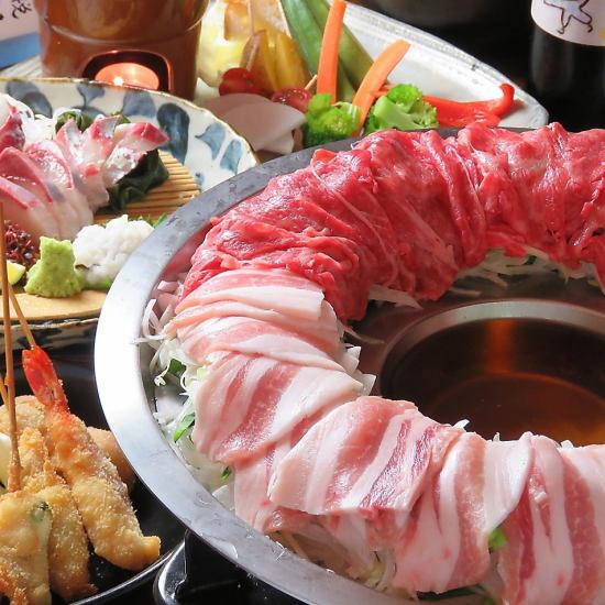 名物！囲肉鍋や懐石風コース、すき焼きなど素材にとことんこだわった旨い料理が魅力！