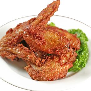 닭의 닭 날개의 향기 튀김 / 삼겹살 마늘 무침