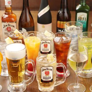 0k on the day [All-you-can-drink single item] Draft beer, highball★Super value★2H all-you-can-drink....1580 yen for reservations only
