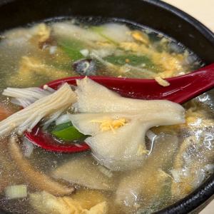 キノコ玉子スープ