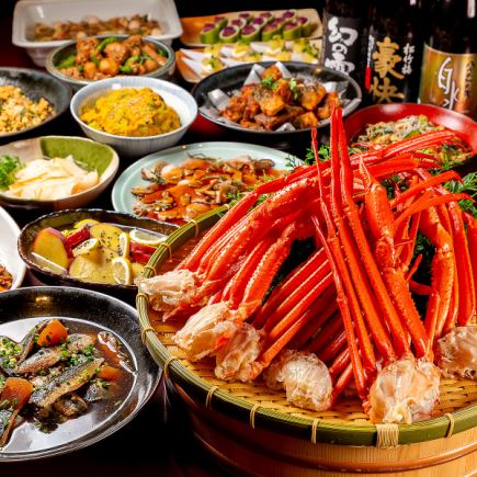 October~ [Saturday, Sunday and public holiday dinner 90 minutes premium buffet] All-you-can-eat crab + buffet Japanese food, vegetables and dessert