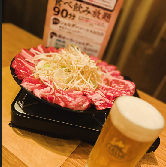 キンキンに冷えたサッポロクラシックビールが飲めるお店です◎