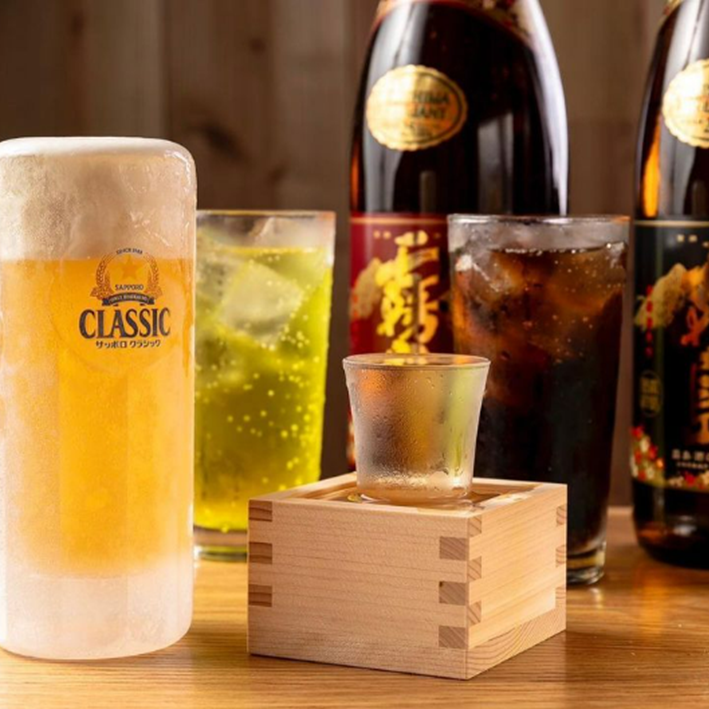 コース不要!好きなお料理と楽しむ単品飲み放題ご用意あります♪