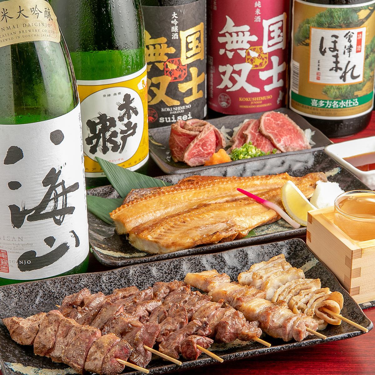 A 1-minute walk from Nishikasai Station! Don't miss the sashimi and sake delivered directly from the market!