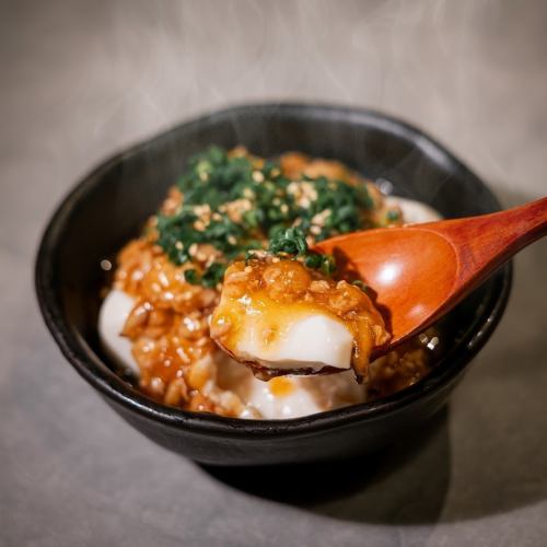 鶏そぼろあんかけの温やっこ