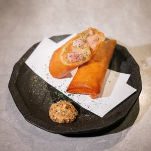 チーズベーコンポテト春巻き