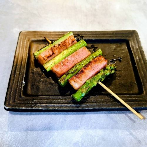 芦笋培根串