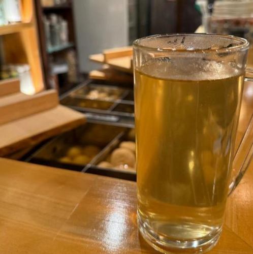 おでん屋さんならではの究極の癒やし！旨みが溶け出す「出汁割り」！