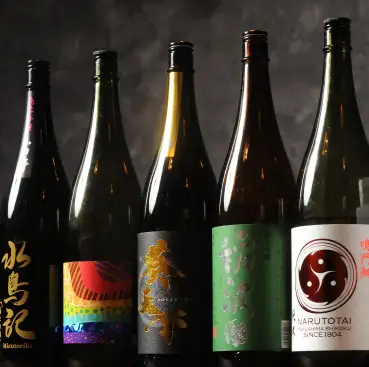 圧倒的なラインナップ！全国から厳選した自慢の日本酒