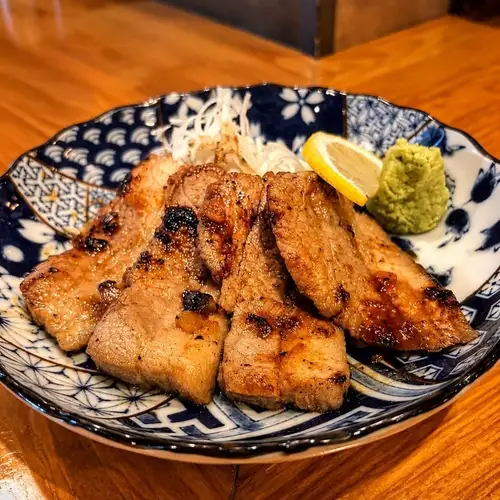 豚バラわさびポン酢焼き