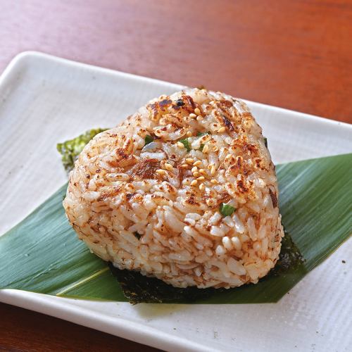Wagyu corned beef rice ball