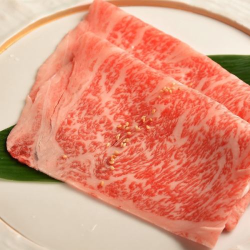 Enjoy Japanese black beef ★