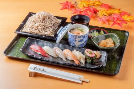 【平日（月・水・金）ご予約限定！】ランチ信州そば御膳～花水木～　2,200円（税込）