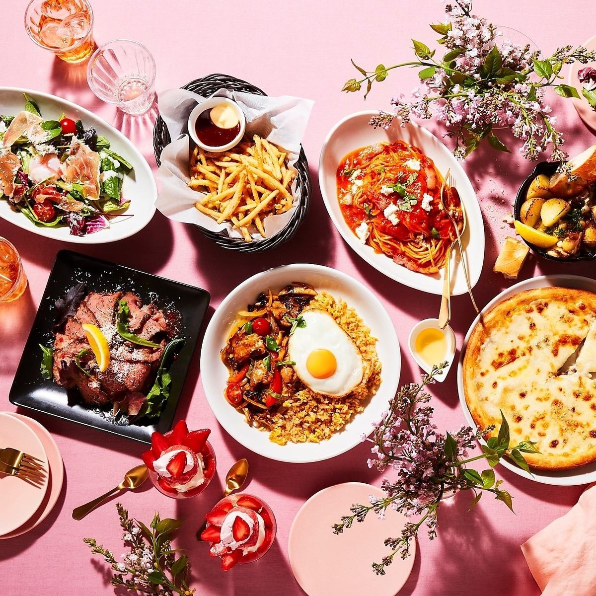 베이비 페 코스 \ 2970이 + \ 550에서 메인 요리를 뷔페!