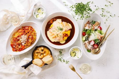 [A much better deal for two people than ordering each separately!] Set for two people