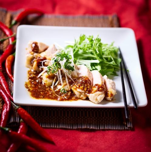 Spicy chicken with saliva (3 spicy)