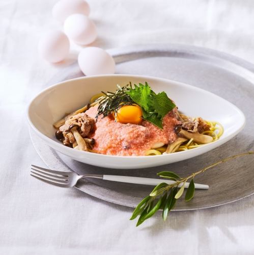 [Japanese Style] Beef with Tsukimi Mentaiko and Grated Yam / [Japanese Style] Cod Roe with Butter