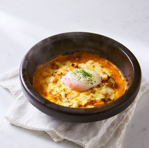 Meat and cheese doria (pilaf)