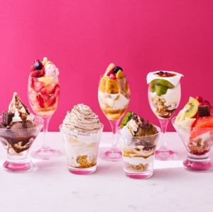 [MINI PARFAIT] Strawberry Parfait / Caramel Custard Banana Parfait / Chewy Japanese Parfait