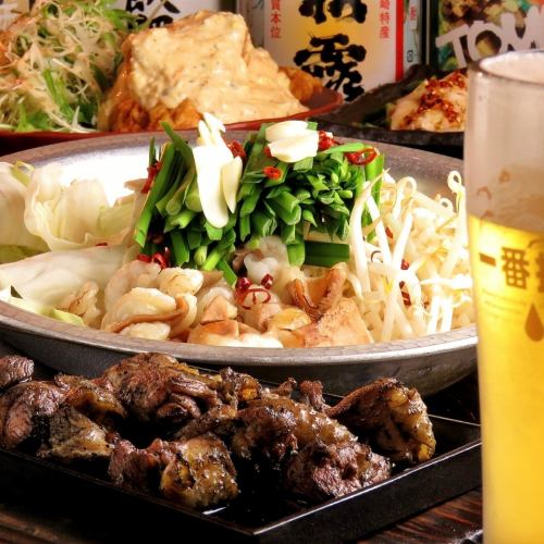 可以享用火锅和炸猪排！宴会套餐含无限量畅饮※另加生啤酒无限量畅饮500日元