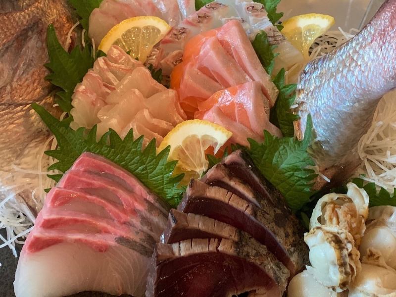 This is through !? Astonishingly luxurious sashimi platter
