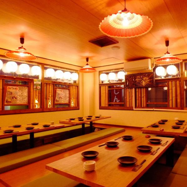 [2nd floor banquet room] Up to 80 banquets OK! It is a space that can be enjoyed with everyone in the dugout style of the parlor ♪ It is a space that is definitely easy to use for banquets at Haijima Station! With a small number of people Private banquets are also available! Small and homey atmosphere, please come with anyone anytime ★ Banquets welcome