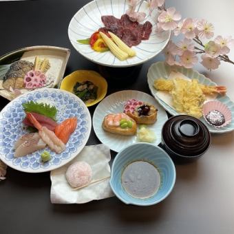 【お料理のみ】嘉文栄店限定！春のおすすめコース☆歓送迎会にぜひ全８品４０００円