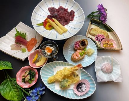【お料理のみ】嘉文栄店限定！5月・6月のおすすめコース　全9品３，５００円