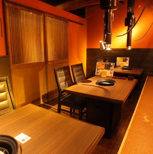 Private dining room and table seats OK ♪