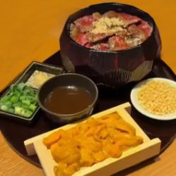 黒毛和牛のひつまぶし うに箱付き50g