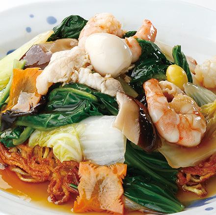 五目あんかけ焼そば