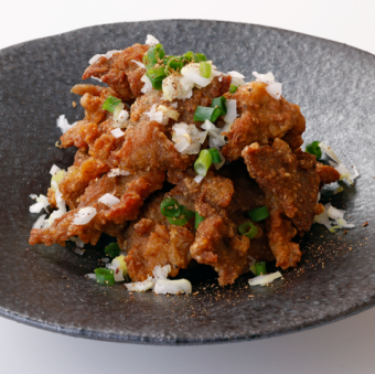 Spicy fried Yonezawa pork