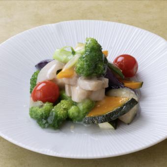 Special salt-fried seasonal vegetables