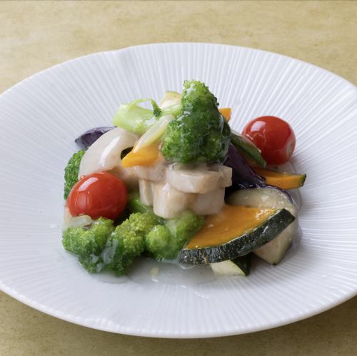 Special salt-fried seasonal vegetables