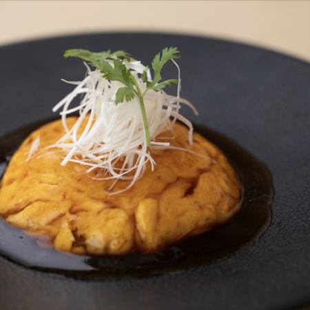 ズワイ蟹のカニ玉