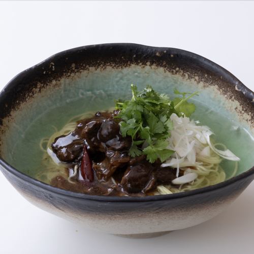 Melt-in-your-mouth salt soup noodles with Japanese Black beef