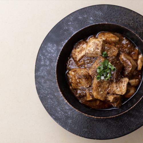 麻婆豆腐配炖和牛