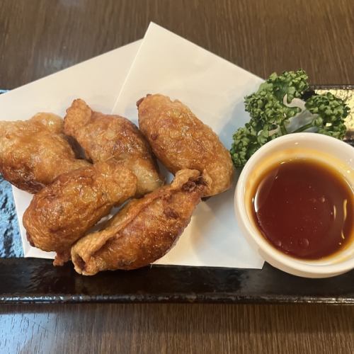 とり皮ギョーザ