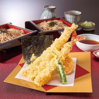 上天ざるそば(二段)