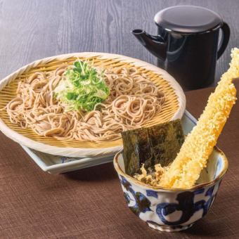 真あなご天得盛つけそば