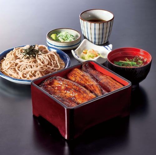 特上うな重と麺