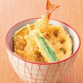 天ぷらミニ丼セット/しらすといくらミニ丼セット/寿司セット 各