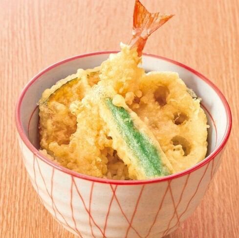 天ぷらミニ丼セット/しらすといくらミニ丼セット/寿司セット 各