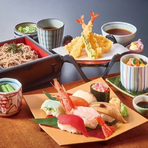 寿司天ざるそば和膳