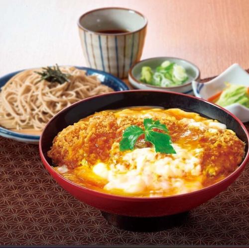 【こだわり豚ロース】かつ丼と麺