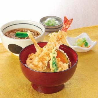 【大海老】大海老天丼と麺